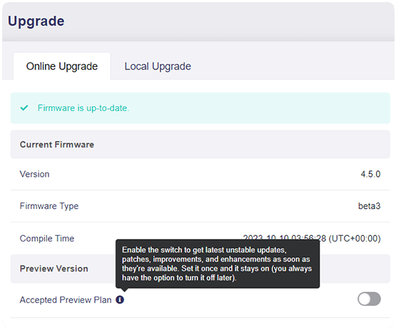 GL.inet Firmware Update