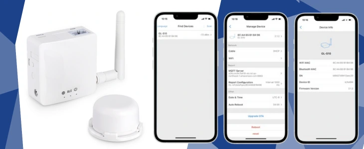 GL S10 IoT Gateway Using App